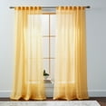 thumbnail image 1 of Better Homes & Gardens Solid Fringe Rod Pocket Curtain, Single Panel, Golden Curry, 50" W x 108" L, 1 of 6