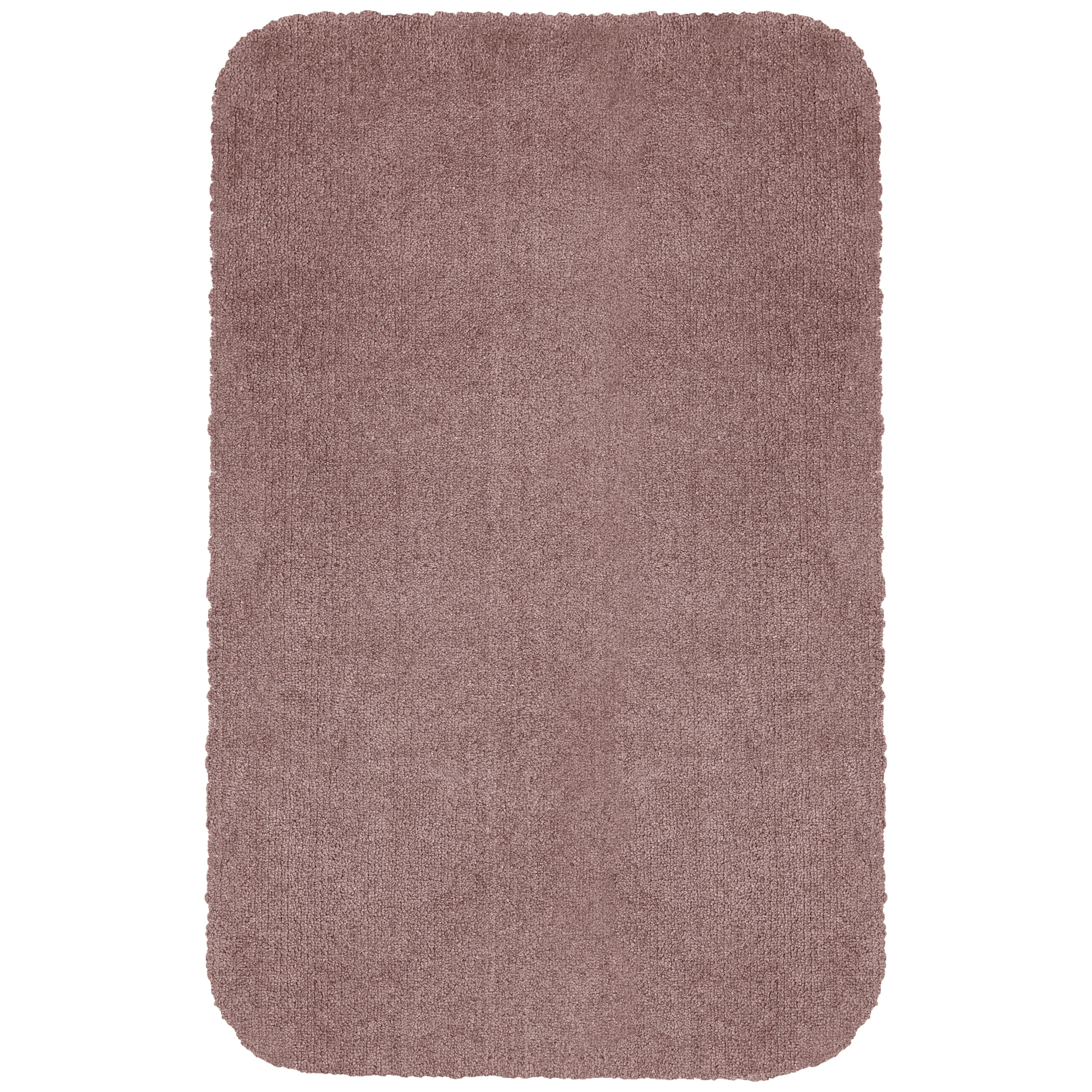 Better Homes & Gardens Solid Purple Nylon Bathroom Rug, 24"x40" - 1 Each