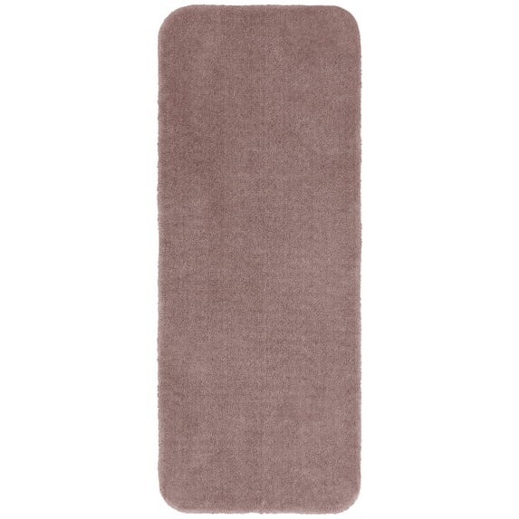 Better Homes & Gardens Solid Purple Nylon Indoor Bathroom Rug, 24"x60"