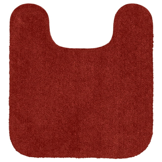 Better Homes & Gardens Solid Red Nylon Bathroom Rug, Contour 1 Each