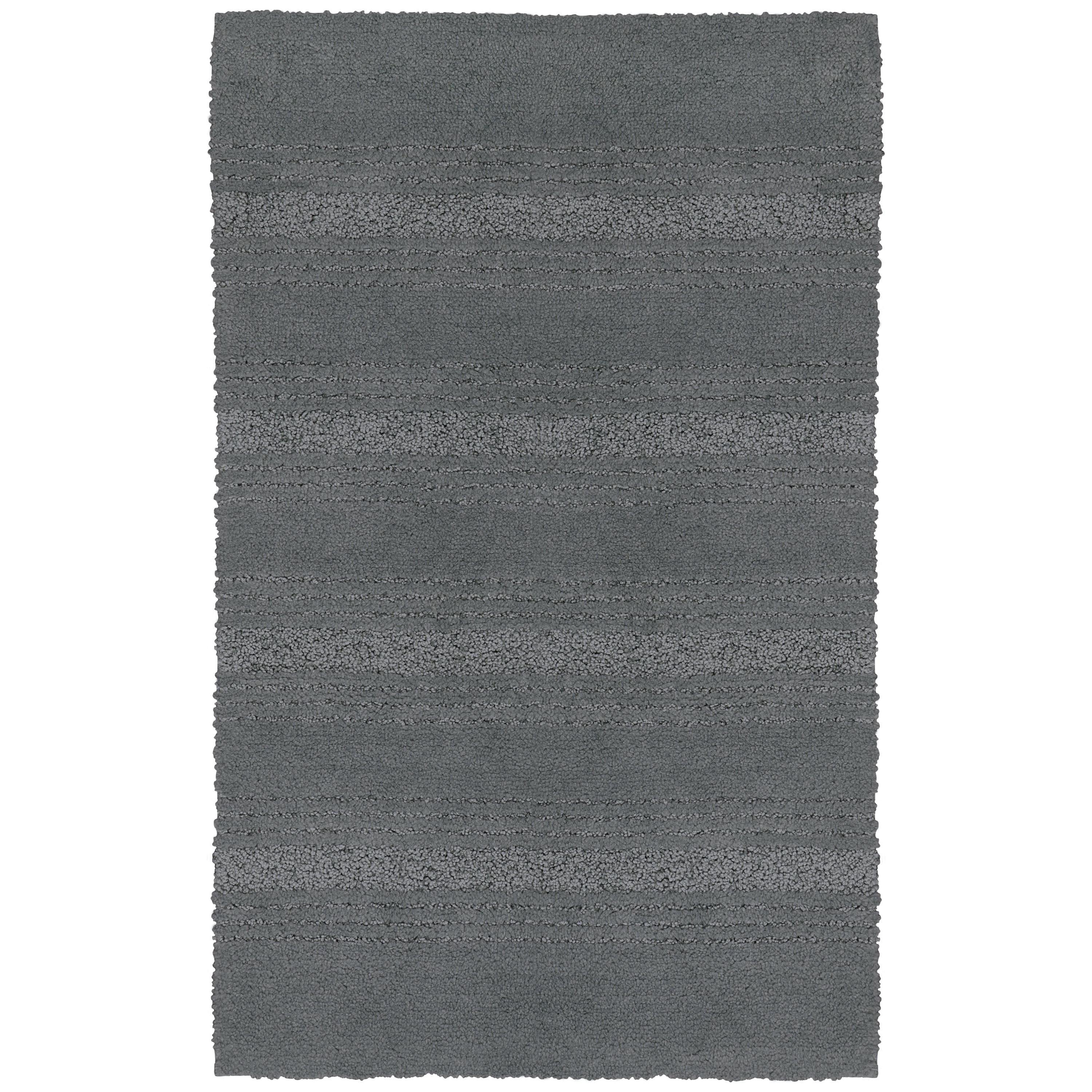 CHICOS HOME Multi Color Striped Bath Rug 20 x 32