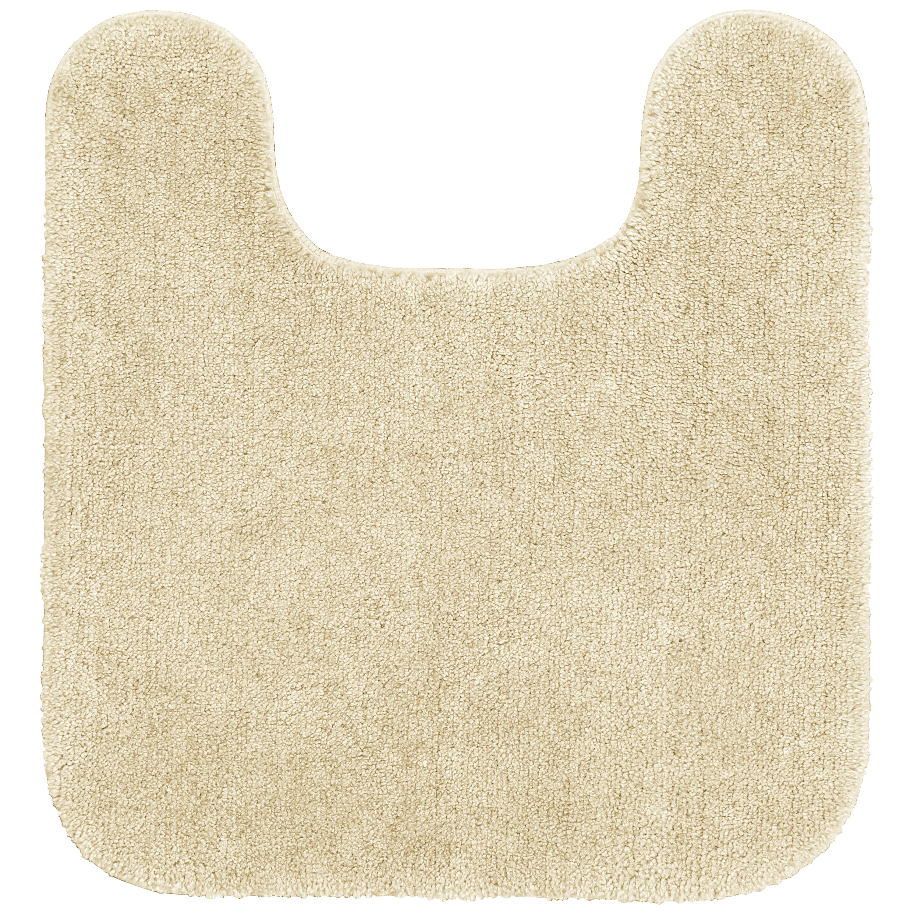 Solid Tan Nylon Bathroom Rug - Skid-Resistant Latex Backing - Walmart.com