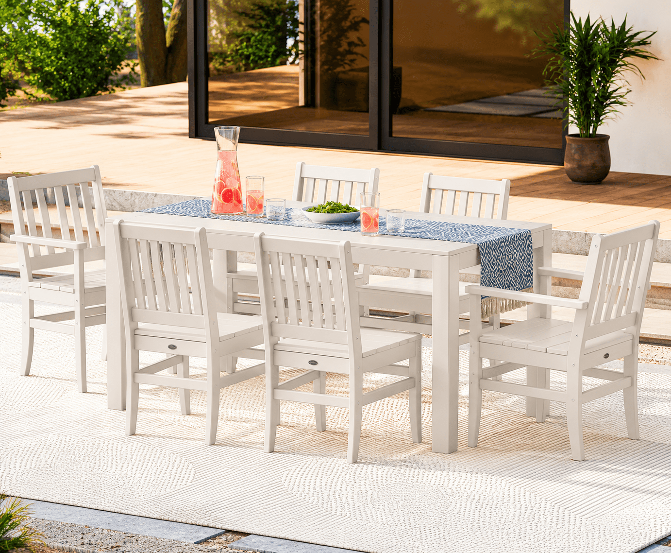 Better Homes & Gardens Southlake 7-Piece Outdoor Dining Set, Sand
