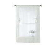 Better Homes & Gardens Specialty Stitch Balloon Shade, Vanilla Dream, Recycled Poly, Polyester, Linen, 42"W x 63"L, 1 Piece, Indoor Window Curtain, Adult