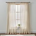 thumbnail image 1 of Better Homes & Gardens Specialty Stitch Single Curtain Panel, Papyrus Beige, 50" W x 95" L, 1 of 6