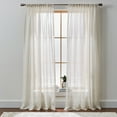 thumbnail image 1 of Better Homes & Gardens Specialty Stitch Single Curtain Panel, Vanilla Dream, 50" W x 84" L, 1 of 6