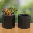 thumbnail image 1 of Better Homes & Gardens Spiga Planter, Black, 1 of 9