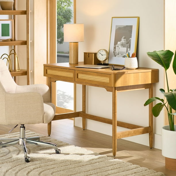 Springwood Caning Desk - Office supply solutions for office