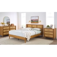 Deals on Better Homes & Gardens Springwood Caning King Platform Bed