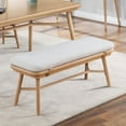 thumbnail image 1 of Better Homes & Gardens Springwood Dining Bench, Natural Finish, 1 of 11
