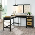 thumbnail image 1 of Better Homes & Gardens Springwood L-Shape Desk, Charcoal Finish, 1 of 9