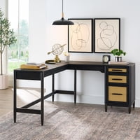 Better Homes & Gardens Springwood L-Shape Desk (Charcoal Finish) only .40: eDeal Info