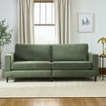 thumbnail image 1 of Better Homes & Gardens Springwood Wood Frame 83.46" Couch, Olive Velvet, 1 of 12