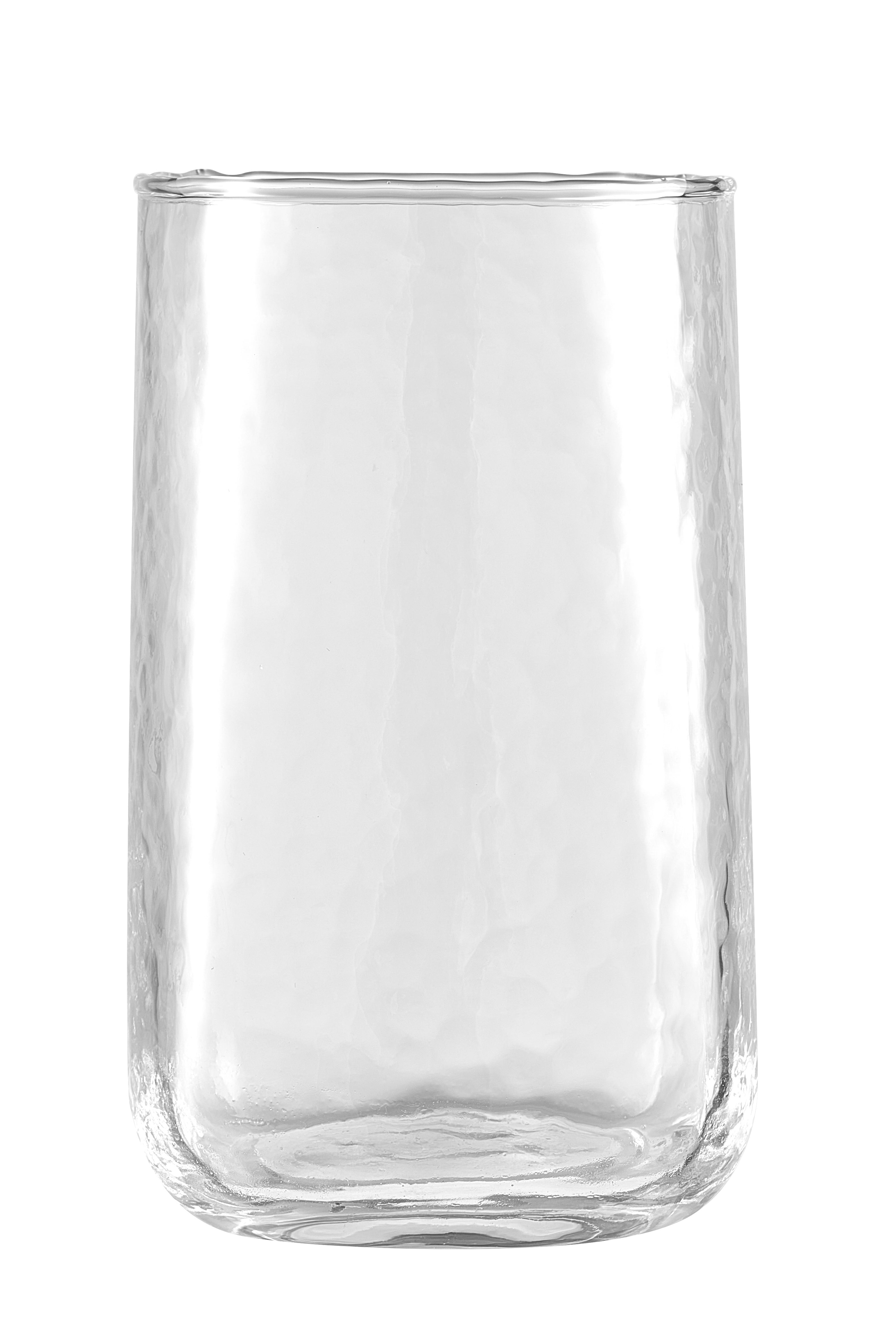 Better Homes & Gardens Square Hammered Glass Tumbler, Tall