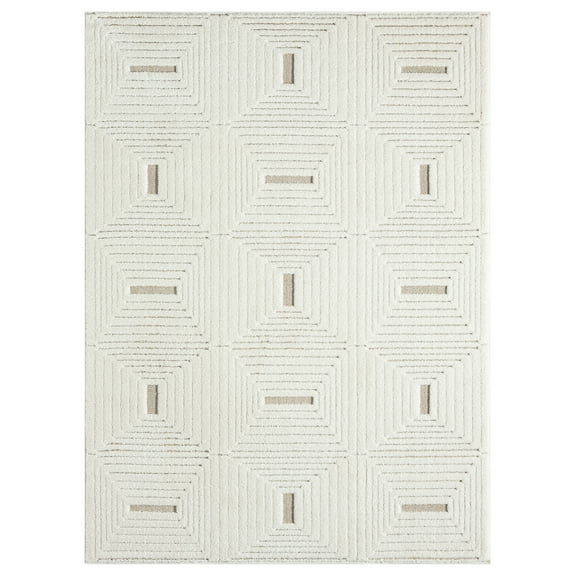 Better Homes & Gardens Squares Rug, 5' x 7'