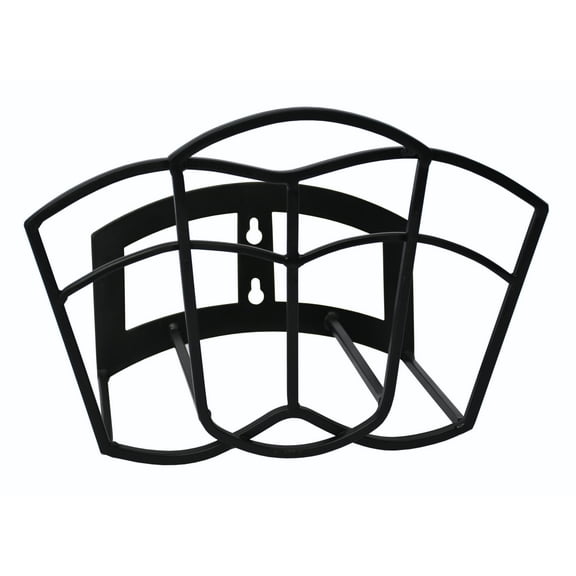 Better Homes & Gardens Steel Swirling Stack Hose Hanger, Black, 125'