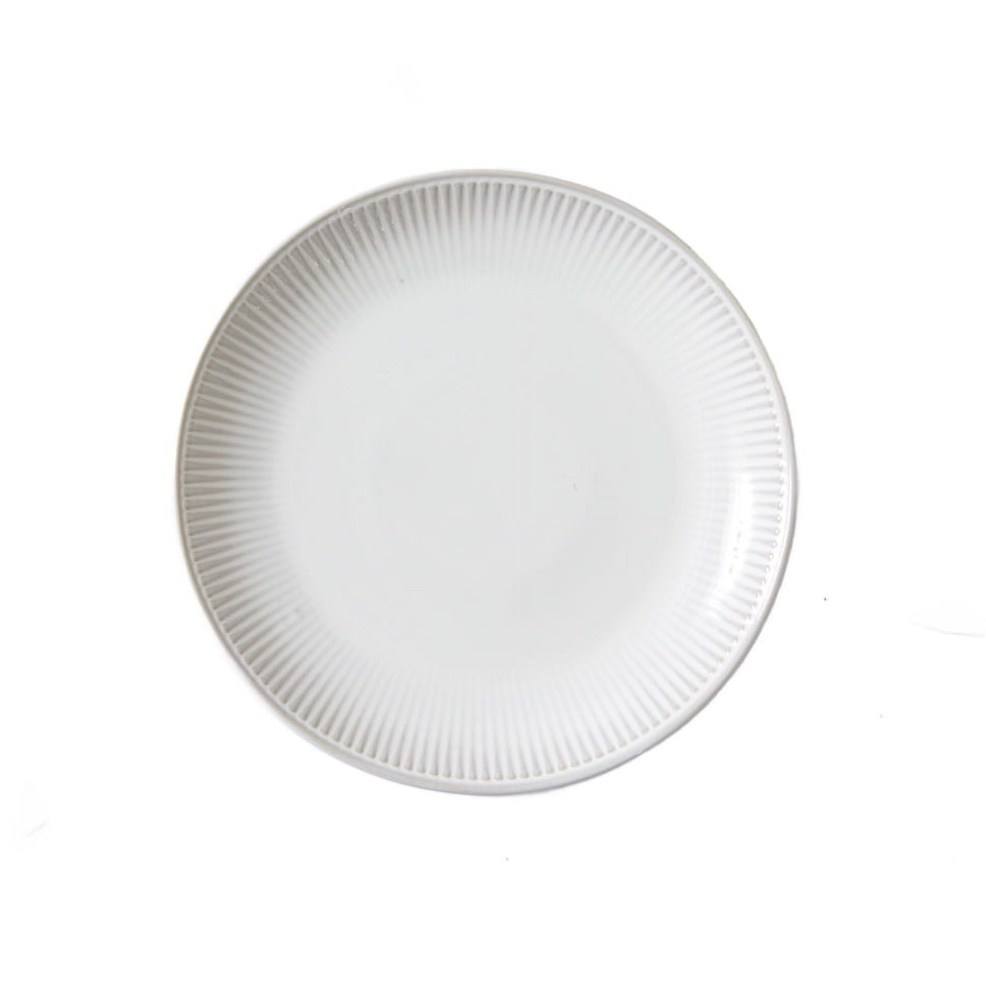 Better Homes & Gardens Sawyer Stoneware Cream Dinner Plate