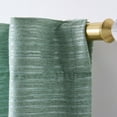 thumbnail image 1 of Better Homes & Gardens Striated Luxe Blackout Curtain, 1 Indoor Drape Panel for Bedroom, Pole Top / Back Tab, Green River, 50"W x 108"L, Indoor Curtain Floor Length, 1 of 6