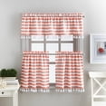 Better Homes & Gardens Stripes and Tassels Kitchen Curtains, Tailored