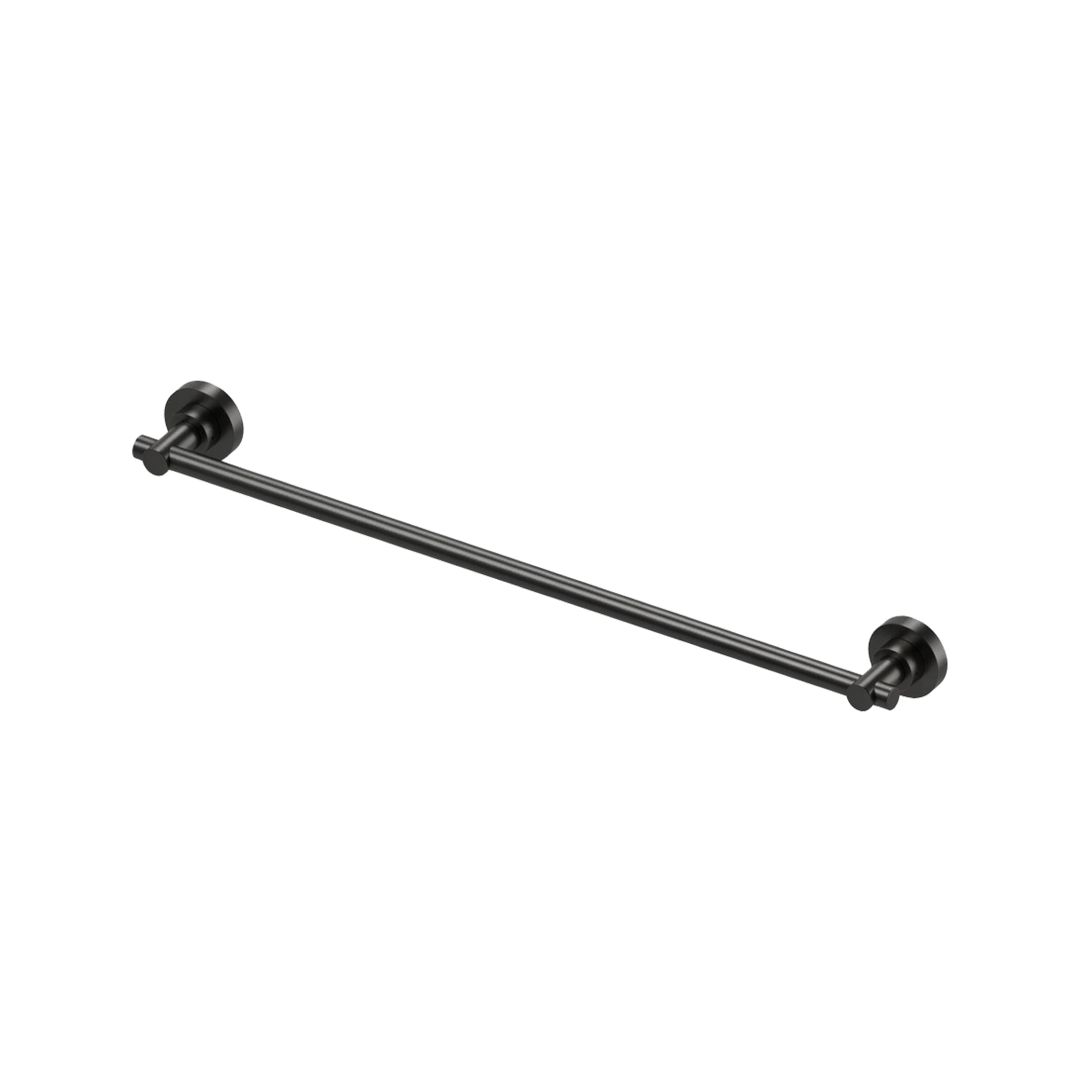Better Homes & Gardens StyleGrip™ Suction Mount Towel Bar w/Hooks, Matte Black