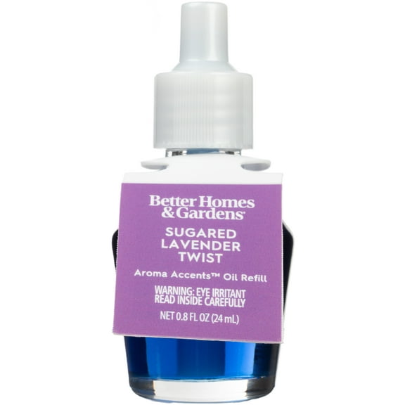 Better Homes & Gardens Sugared Lavender Twist Scented Aroma Accents Fragrance Oil Refill 24 mL