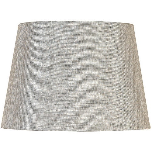 Better Homes & Gardens Tapered Drum Table Lamp Shade, Silver