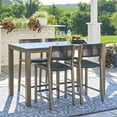 thumbnail image 1 of Better Homes & Gardens Tarren 5-Piece High Dining Set, Black, 1 of 13