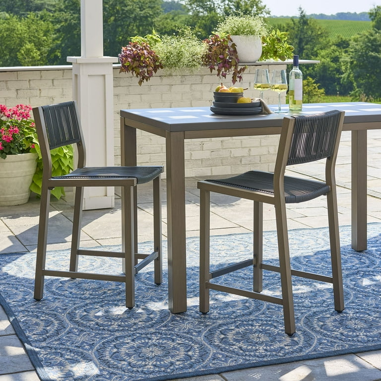 Better Homes Gardens Tarren High Dining Chairs, Black, Pack