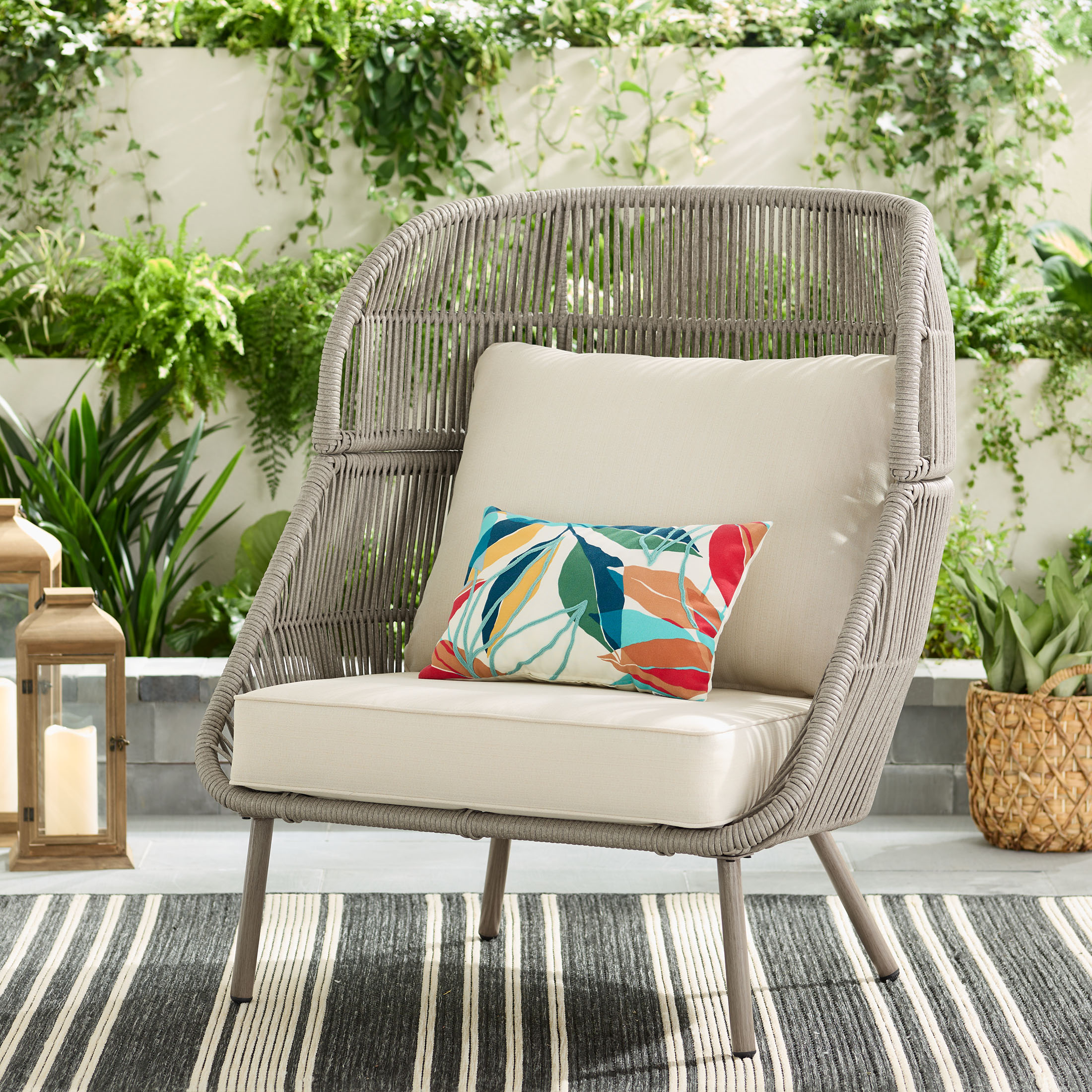 Better Homes Gardens Tarren Wicker Outdoor Accent Chair With Cushions Beige: What to Know Before You Buy