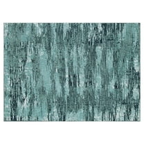 Better Homes & Gardens High Low Teal Abstract Area Rug, 30