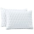 thumbnail image 1 of Better Homes & Gardens Tencel Pillow Shams, White, Standard (2 Count), All Ages, 1 of 8