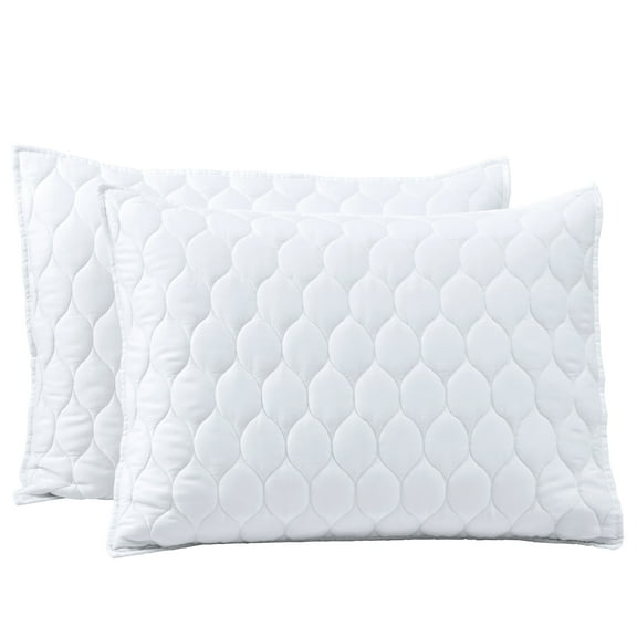 Better Homes & Gardens Tencel Pillow Shams, White, Standard (2 Count), All Ages