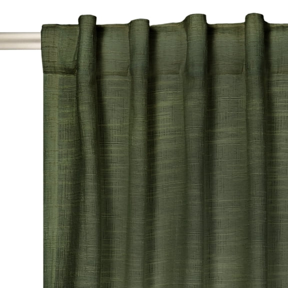 Better Homes & Gardens Textured Solid Chenille Blackout Single Curtain Panel, Sea Turtle, 50"W x 95"L