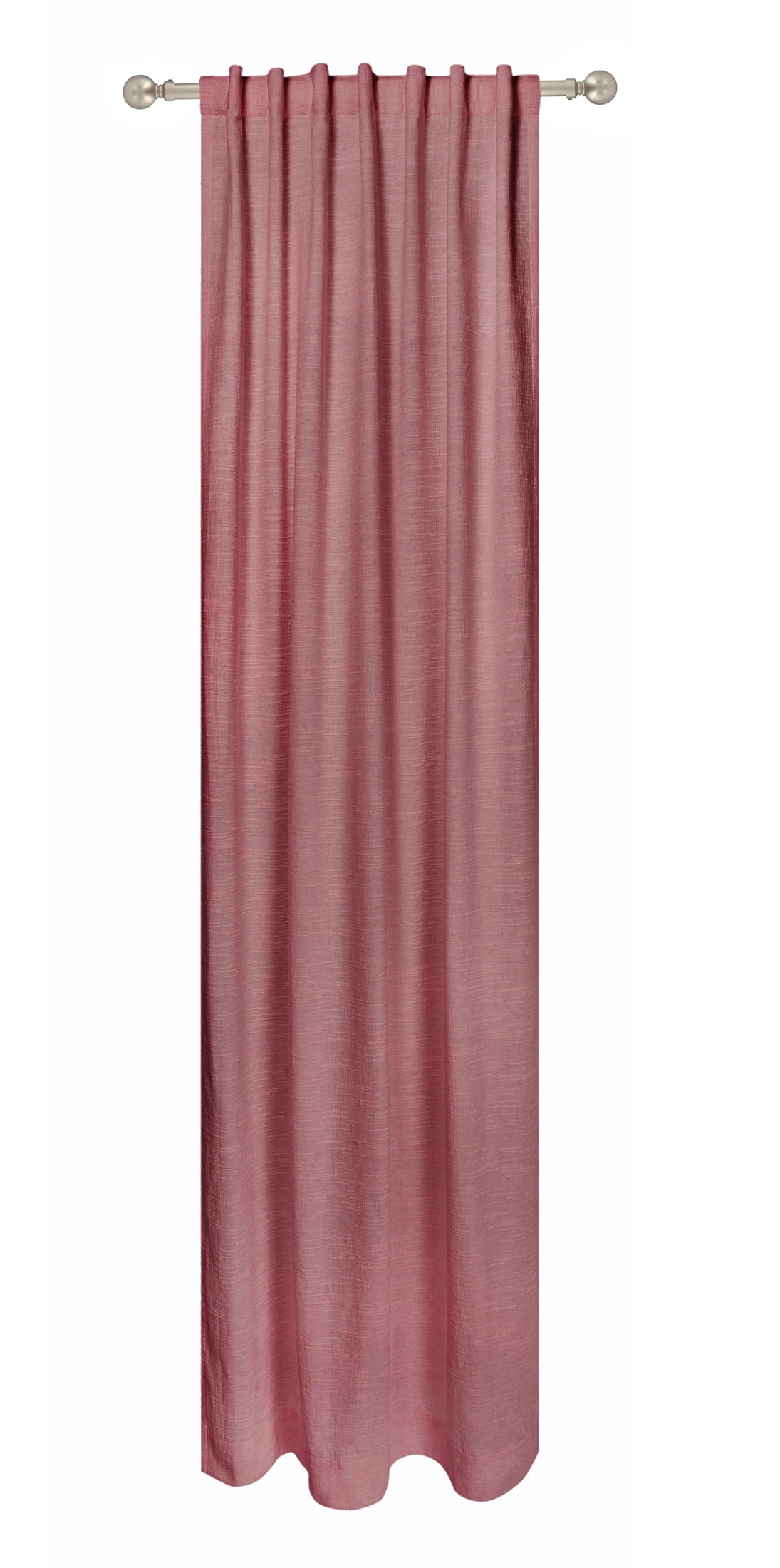 Better Homes & Gardens Textured Solid Chenille Blackout Single Curtain Panel, Violet Gem, 50"W x 63"L