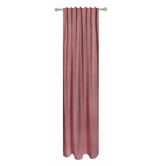 Better Homes & Gardens Textured Solid Chenille Blackout Single Curtain Panel, Violet Gem, 50"W x 63"L