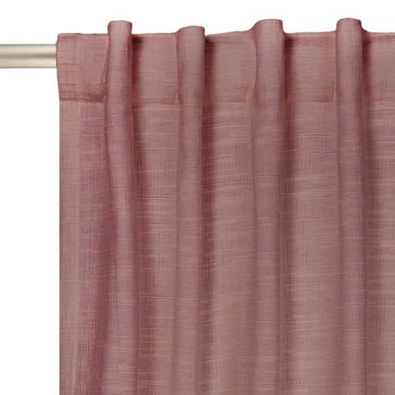 Better Homes & Gardens Textured Solid Chenille Light Filtering Single Curtain Panel, Violet Gem, 50"W x 84"L