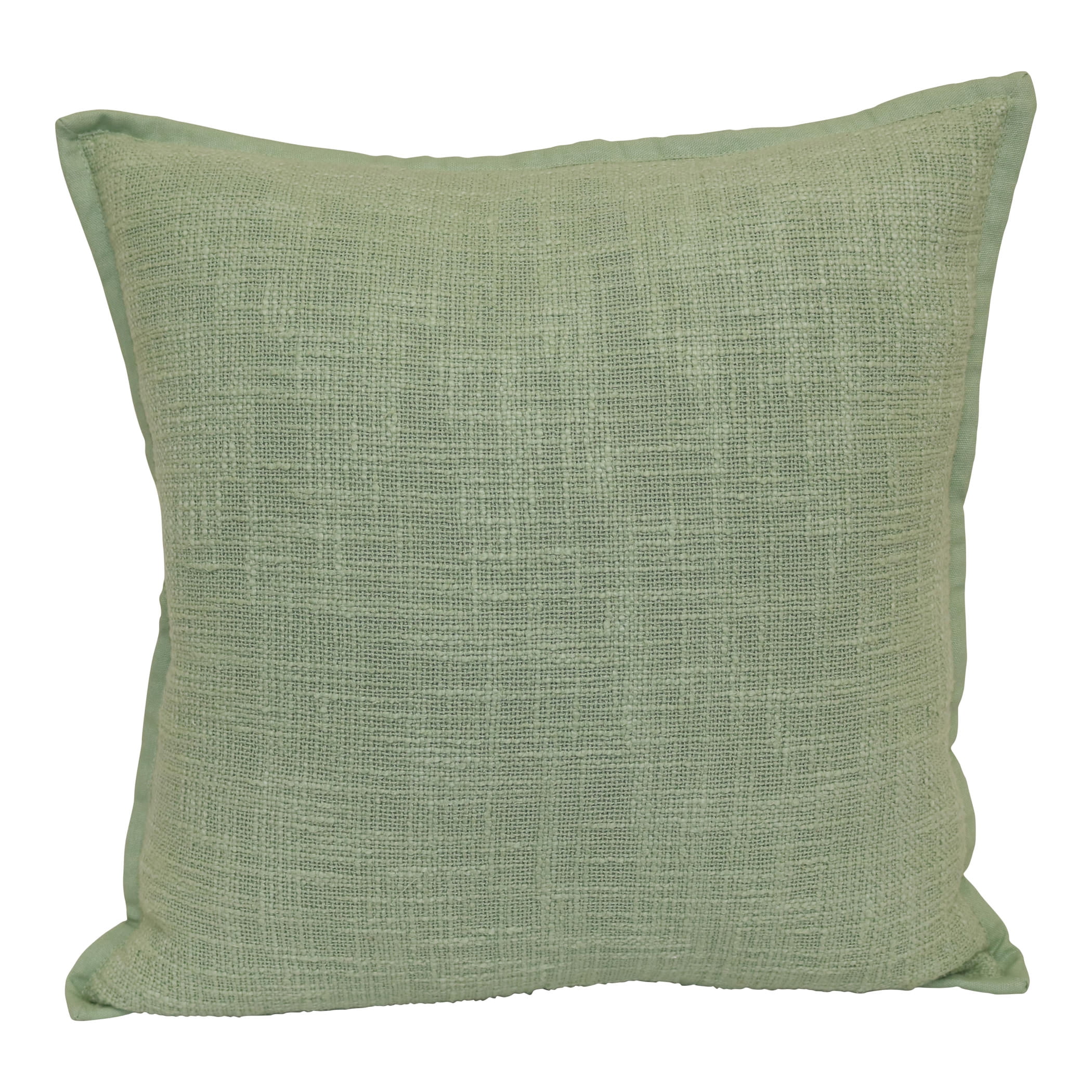 Better Homes & Gardens Textured Solid Decorative Throw Pillow, 20" x 20", Mint Garden