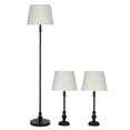 thumbnail image 1 of Better Homes & Gardens Traditional 3-Piece Table and Floor Lamp Set, Bronze, 1 of 4
