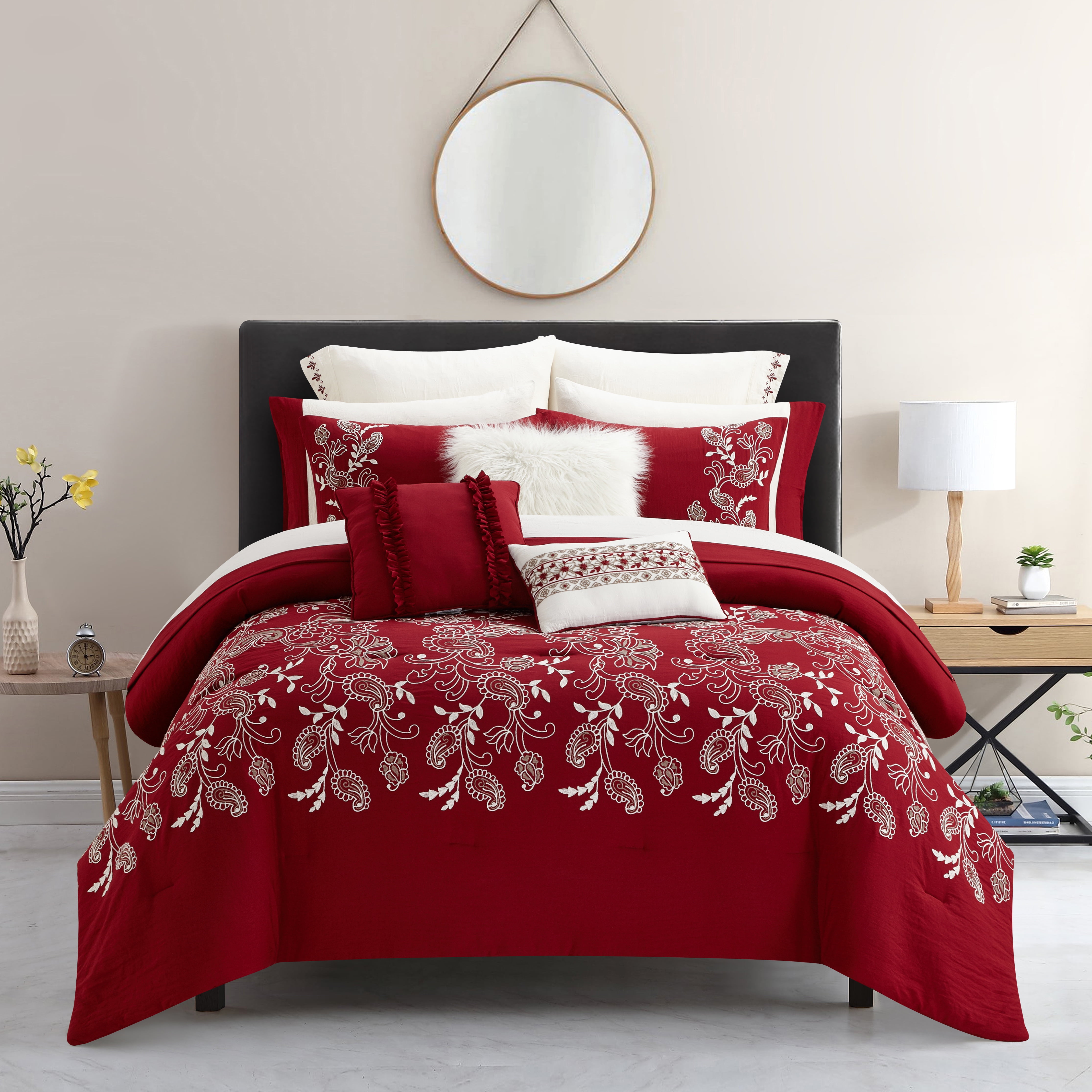Better Homes & Gardens Traditional Floral coventry 12 Piece Bed-in-a