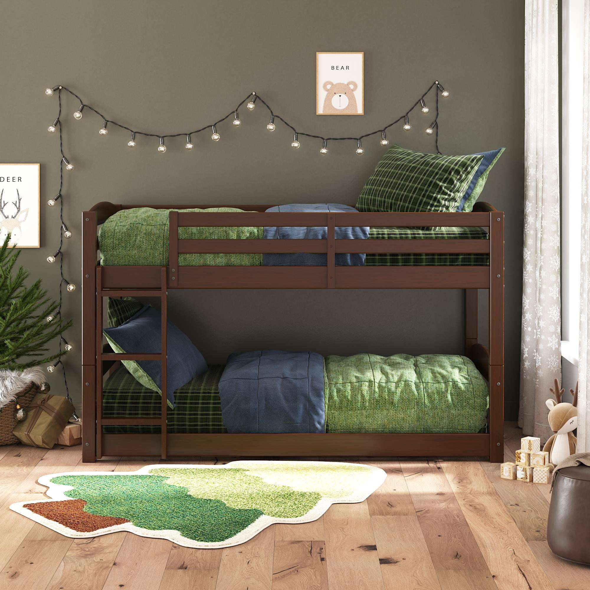 Better Homes &amp; Gardens Tristan Twin-over-Twin Convertible Floor Bunk ...