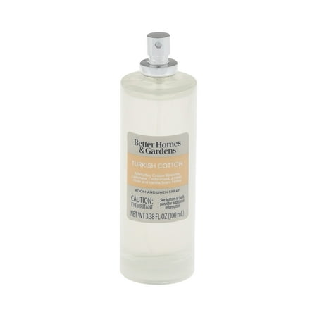Better Homes and Gardens Turkish Cotton Scented Room and Linen Spray 3.38 Fl Oz (100mL).
