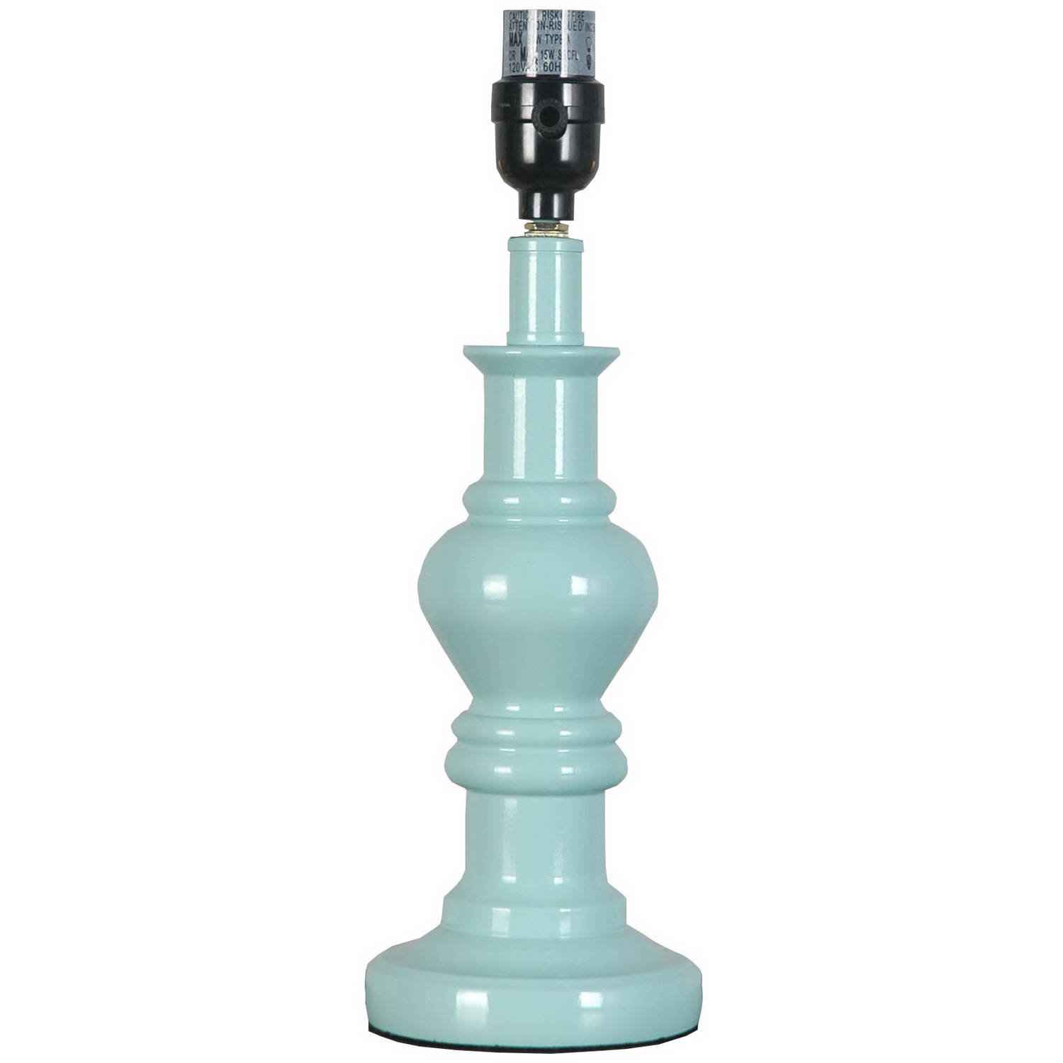 Better Homes & Gardens Turned Accent Lamp Base, Teal - image 1 of 10
