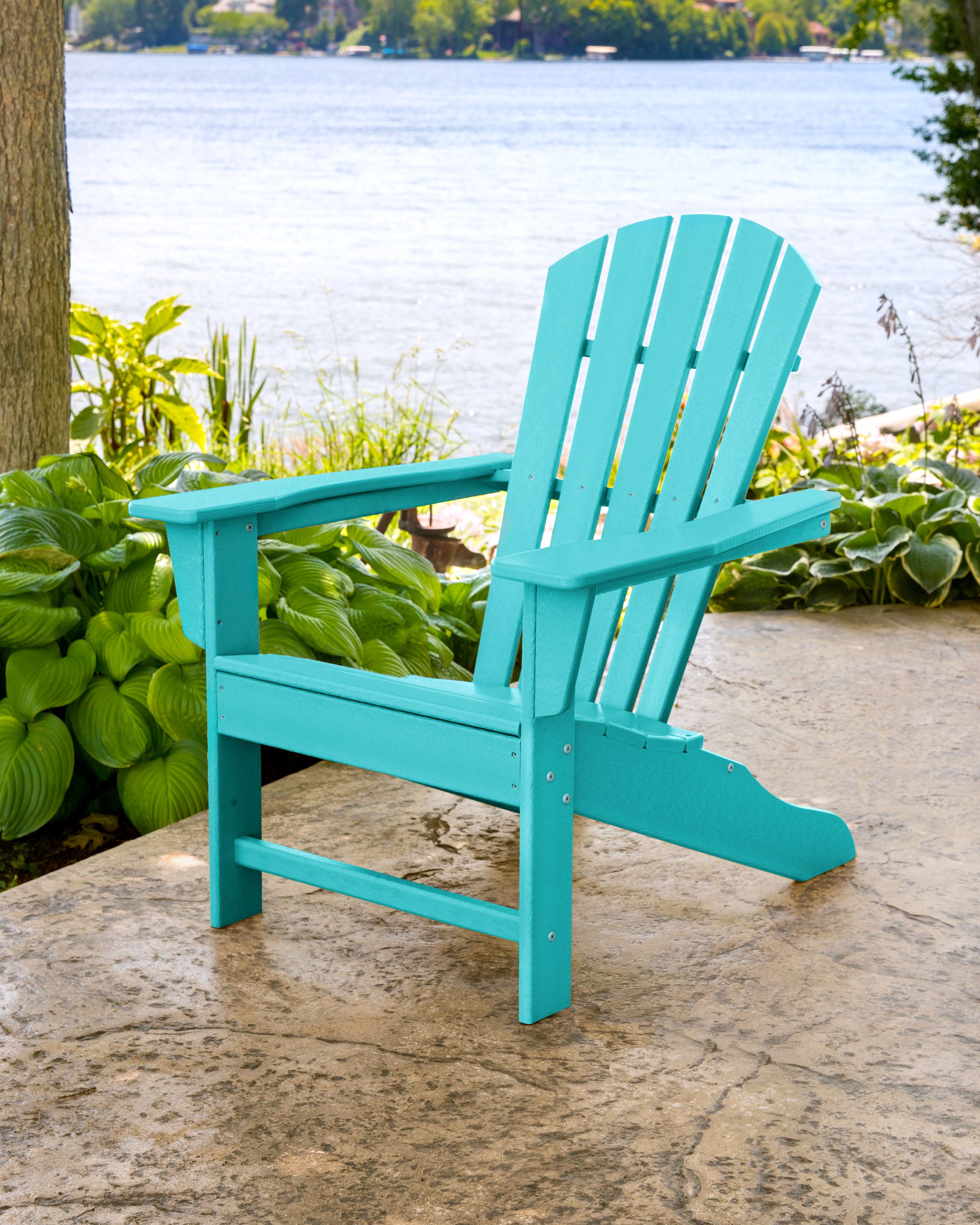 Better Homes & Gardens Turq Faux Wood Lakeport Adirondack Chair - image 1 of 2