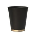 thumbnail image 1 of Better Homes & Gardens Two-Tone Metal Wastebasket, Bronze, 1 of 5