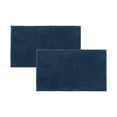 thumbnail image 1 of Better Homes & Gardens Ultra Soft Polyester 2 Piece Bath Rug Set , 20" x 34" and 20" x 34", Blue Admiral, 1 of 9