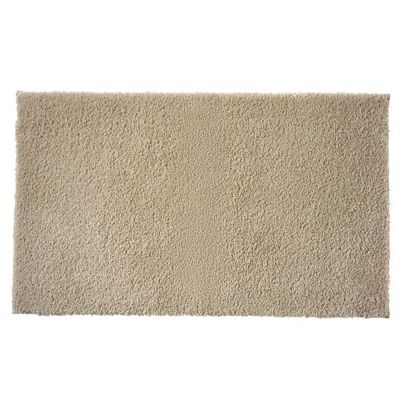 Better Homes & Gardens Ultra Soft Polyester Bath Rug, 20"x34", Almond Biscuit