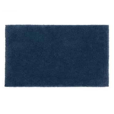 Better Homes & Gardens Ultra Soft Polyester Bath Rug, 23" x 39", Blue Admiral