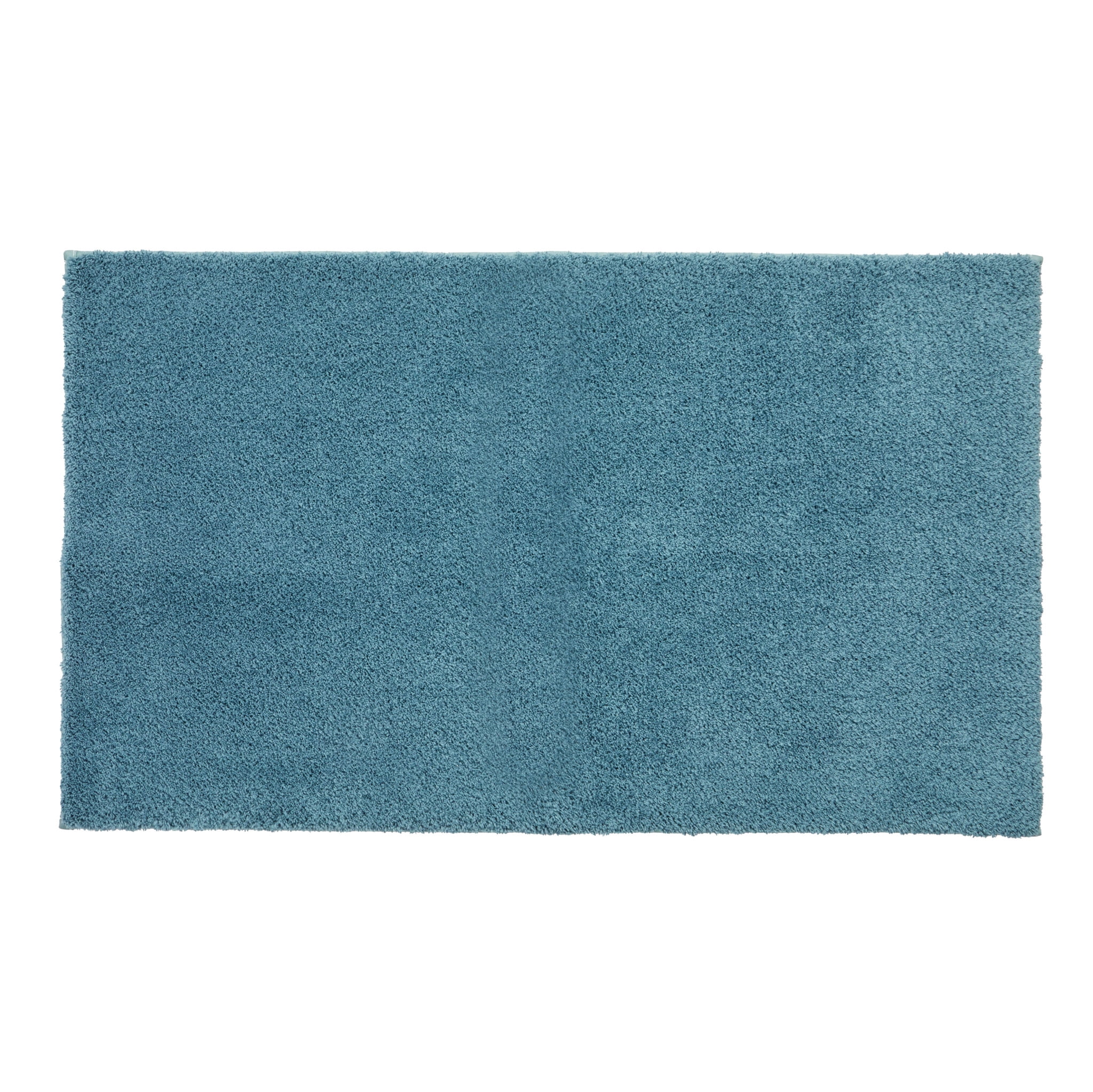 Better Homes & Gardens Ultra Soft Polyester Bath Rug, 23"x39", Nimbus Blue - Walmart.com