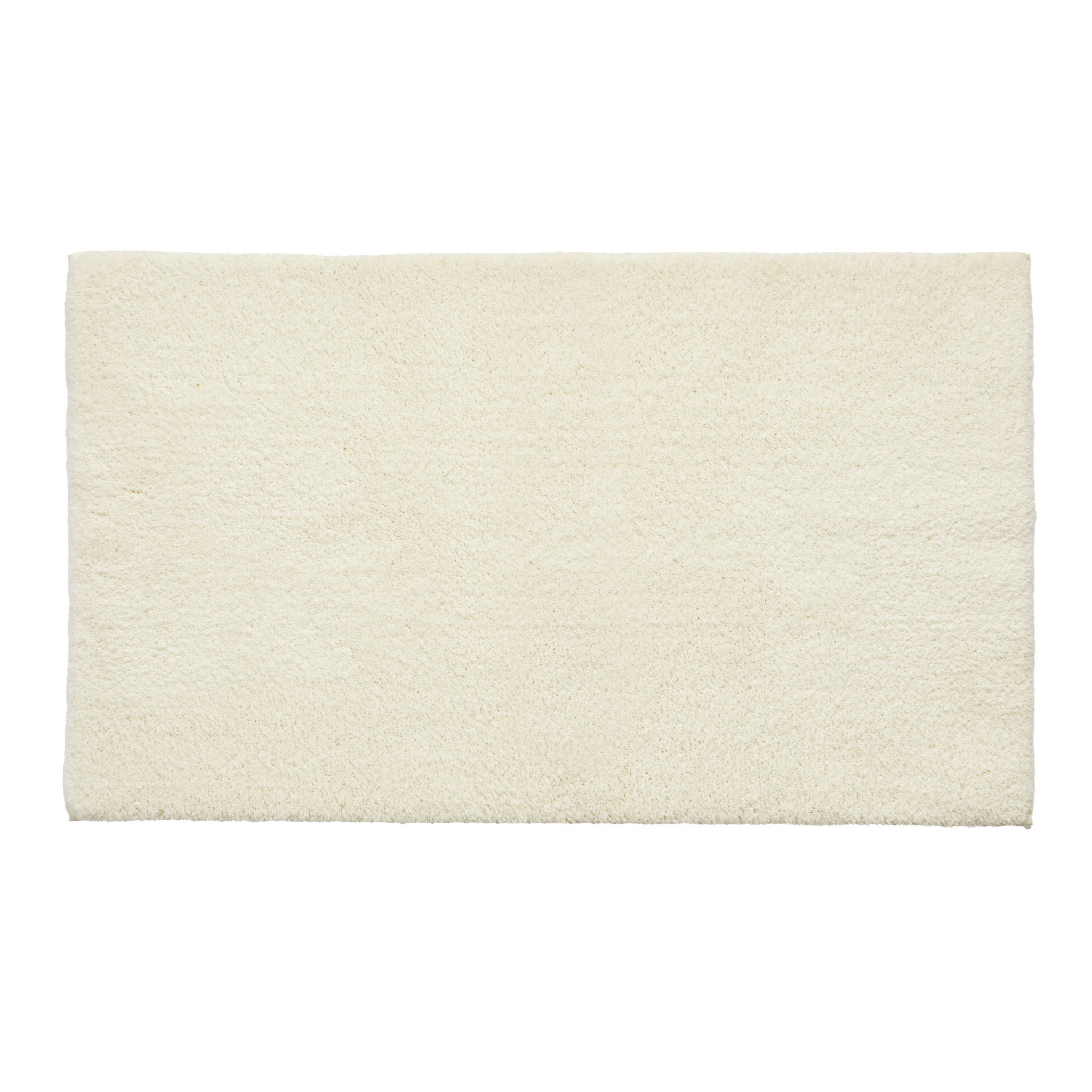Better Homes & Gardens Ultra Soft Polyester Bath Rug, 23"x39", Vanilla Dream