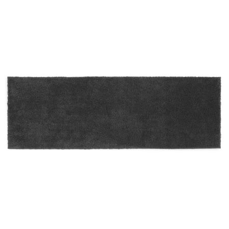 Better Homes & Gardens Ultra Soft Polyester Bath Runner Rug, 20" x 60", Grey Shadow